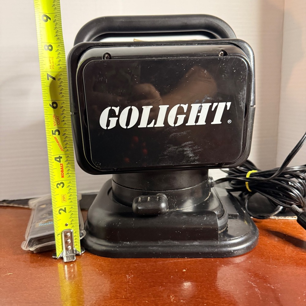 GoLight RadioRay Remote Control Spotlight Searchlight 12V w/ Remote Tested Works - Picture 8 of 9